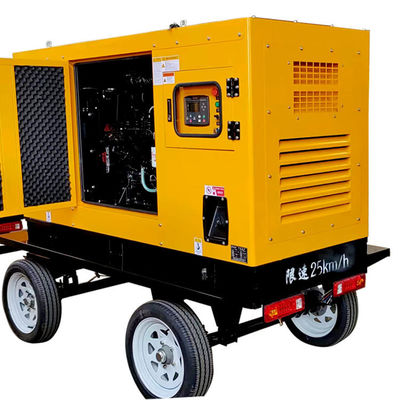 37.5KVA mobiele trailer silent box diesel generator voor draagbare noodstroomvoorziening