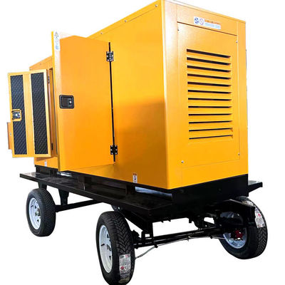 1500 RPM Dongfeng Kangmingsi 100KVA mobiele stille generator met Marathon alternator
