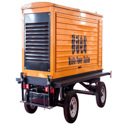 125KVA Weichai mobiele trailer regenbestendige overkapping Diesel generator set 100KW back-up noodstroomvoorziening zelfstart