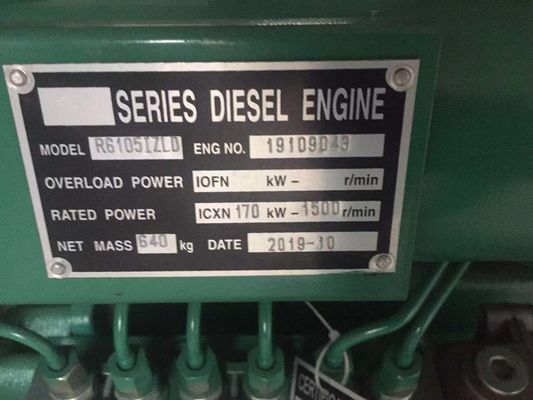 Waterkoelsysteem 150 kW Weifang Diesel Generator Set voor onroerend goed back-up stroomvoorziening en zelfstart
