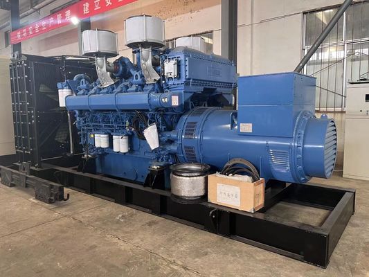 Stand-by 1500 kW dieselgenerator met gesloten koelsysteem en geluidsverdamping