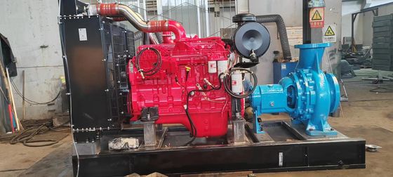 200KW Kangmingsi waterpomp eenheid Diesel generator set met ISO9001 geluidsverminderde behuizing en luchtfilter