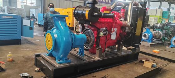 200KW Kangmingsi waterpomp eenheid Diesel generator set met ISO9001 geluidsverminderde behuizing en luchtfilter