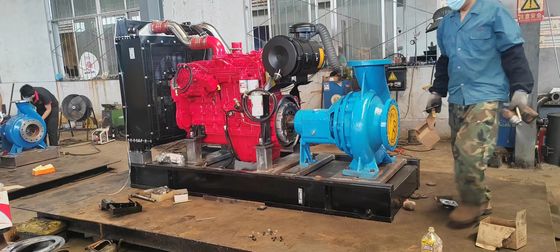 200KW Kangmingsi waterpomp eenheid Diesel generator set met ISO9001 geluidsverminderde behuizing en luchtfilter