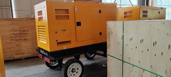 37.5KVA mobiele trailer silent box diesel generator voor draagbare noodstroomvoorziening