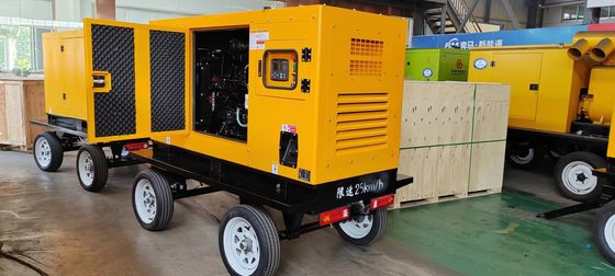 37.5KVA mobiele trailer silent box diesel generator voor draagbare noodstroomvoorziening