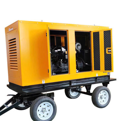 1500 RPM Dongfeng Kangmingsi 100KVA mobiele stille generator met Marathon alternator