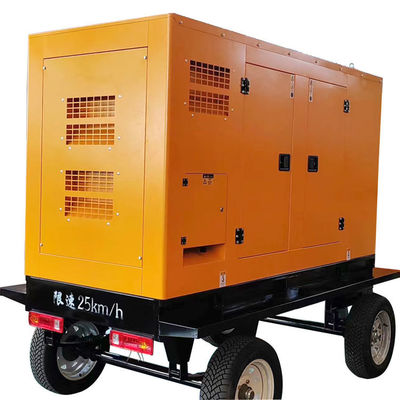 1500 RPM Dongfeng Kangmingsi 100KVA mobiele stille generator met Marathon alternator