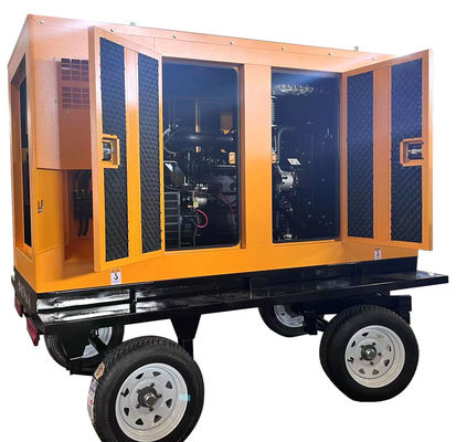 125 KVA mobiele trailer dieselgenerator met diepzeemodule en zelfstart