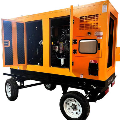 125 KVA mobiele trailer dieselgenerator met diepzeemodule en zelfstart