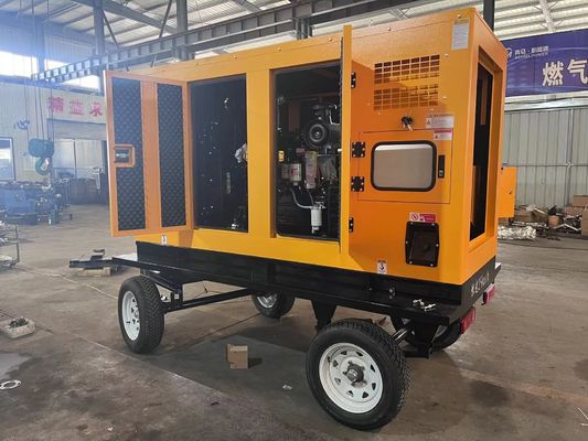 125 KVA mobiele trailer dieselgenerator met diepzeemodule en zelfstart