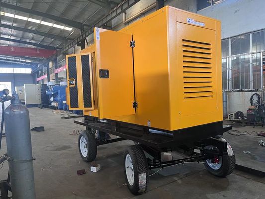 125 KVA mobiele trailer dieselgenerator met diepzeemodule en zelfstart