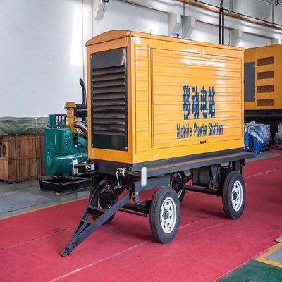 100 kW Weichai draagbare dieselgenerator met luchtfilter en geluidsdichte behuizing