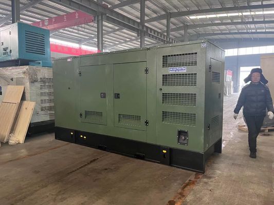 375 KVA 400 V stille dieselgenerator voor noodvoorziening in Guangxi