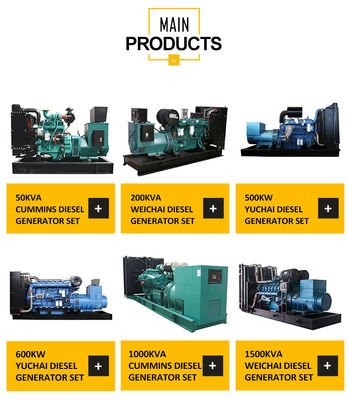 230V Weichai-serie 30kW dieselgenerator voor noodstroomvoorziening